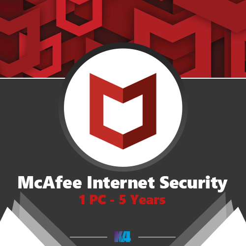 McAfee Internet Security 1 Device 5 Years - McAfee Key - GLOBAL